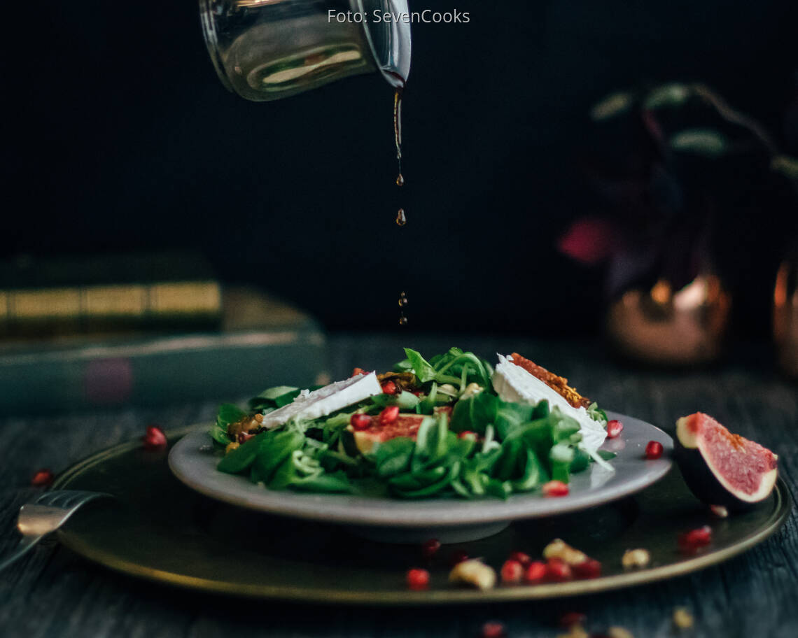 Vegetarisches Rezept: Süß-würziger Herbstsalat