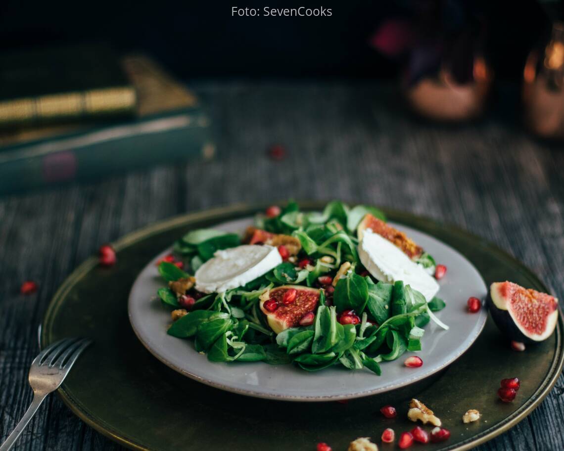 Vegetarisches Rezept: Süß-würziger Herbstsalat