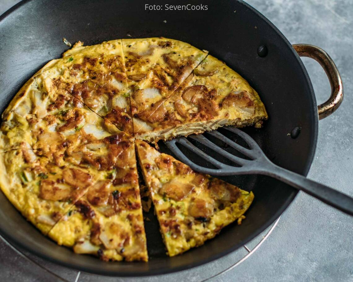 Vegetarisches Rezept: Topinambur Frittata 1