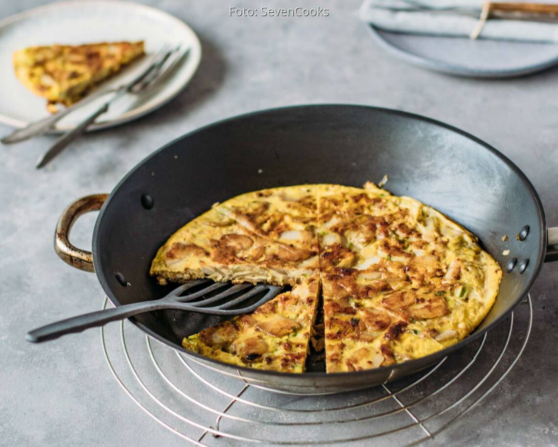 Vegetarisches Rezept: Topinambur Frittata 2