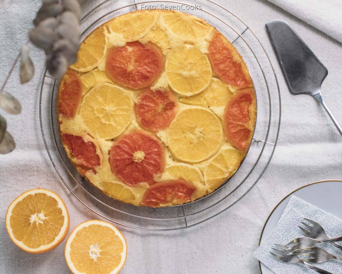 Vegetarisches Rezept: Upside down Kuchen 1