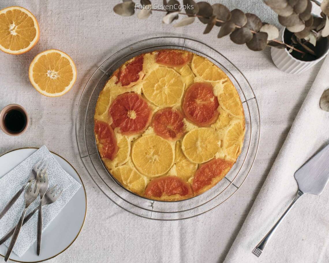 Vegetarisches Rezept: Upside down Kuchen 2