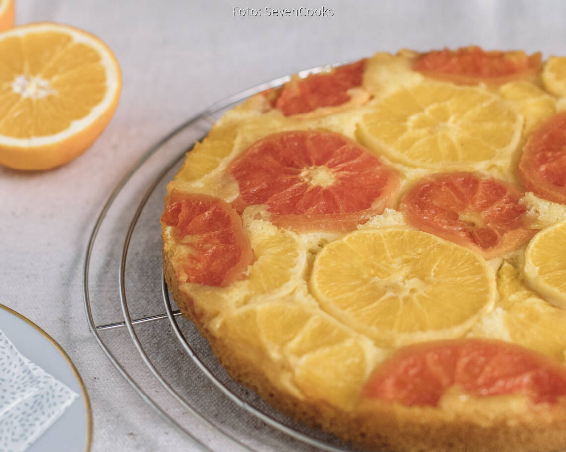 Vegetarisches Rezept: Upside down Kuchen 3