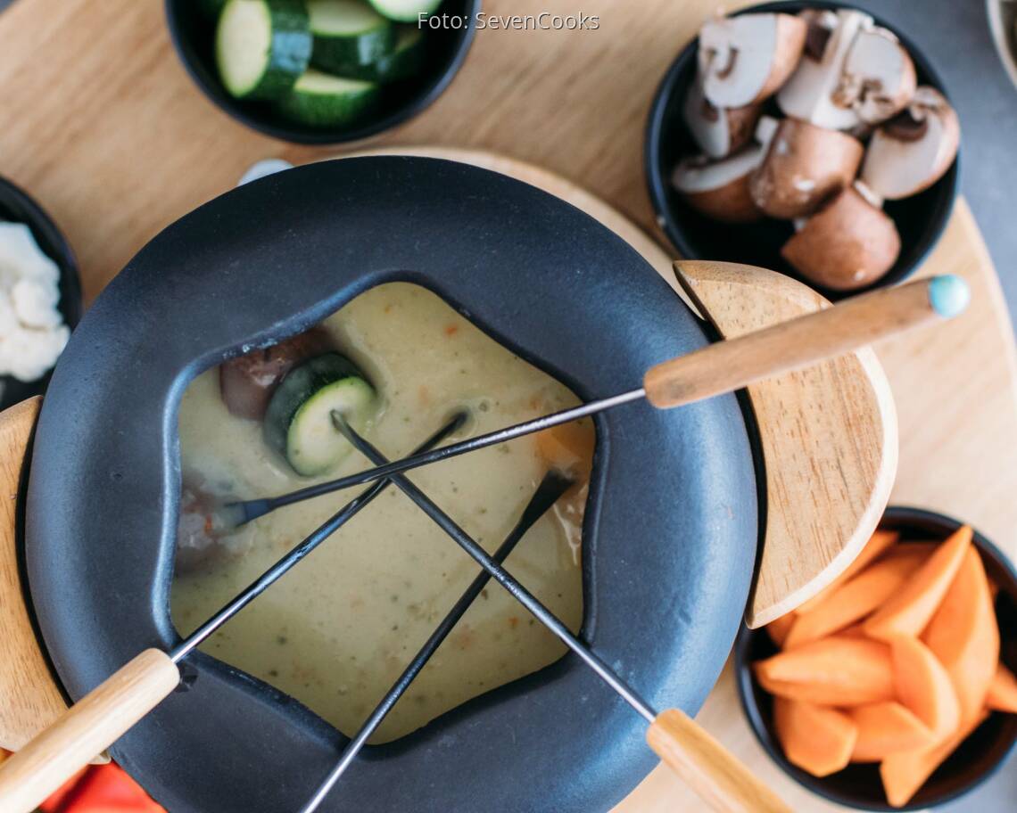 Vegetarisches Rezept: cremiges Brühenfondue_1