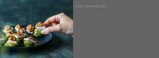 Rezeptbild für "Walnuss Rosenkohl Fingerfood"