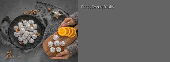 Rezeptbild für "Walnuss-Orangen-Schneebälle"