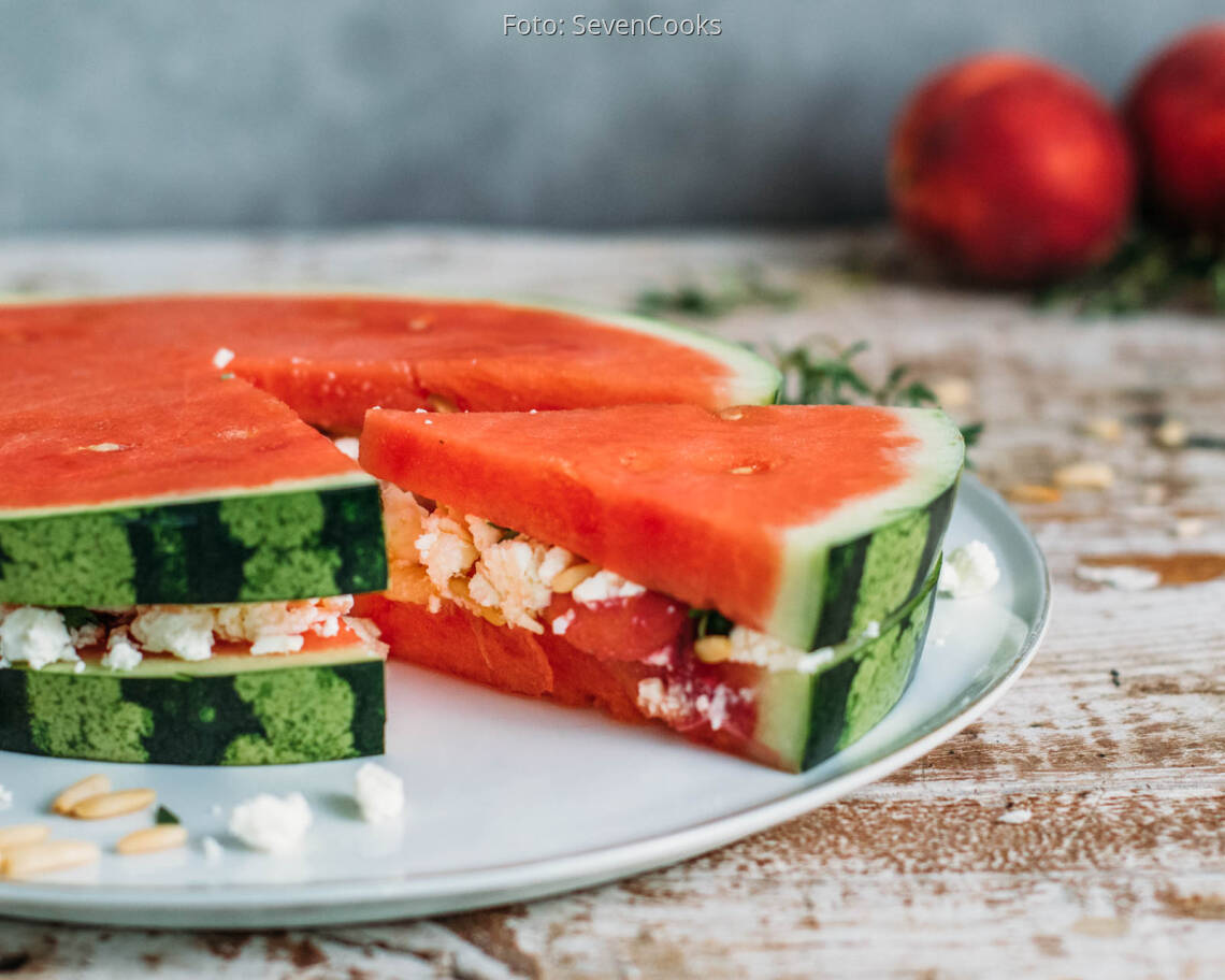 Vegetarisches Rezept: Wassermelonentorte_1