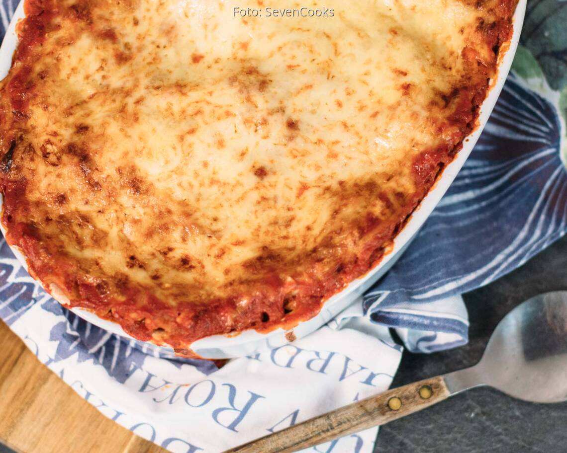 Vegetarisches Rezept: Weisskohl Lasagne mit Sojahack