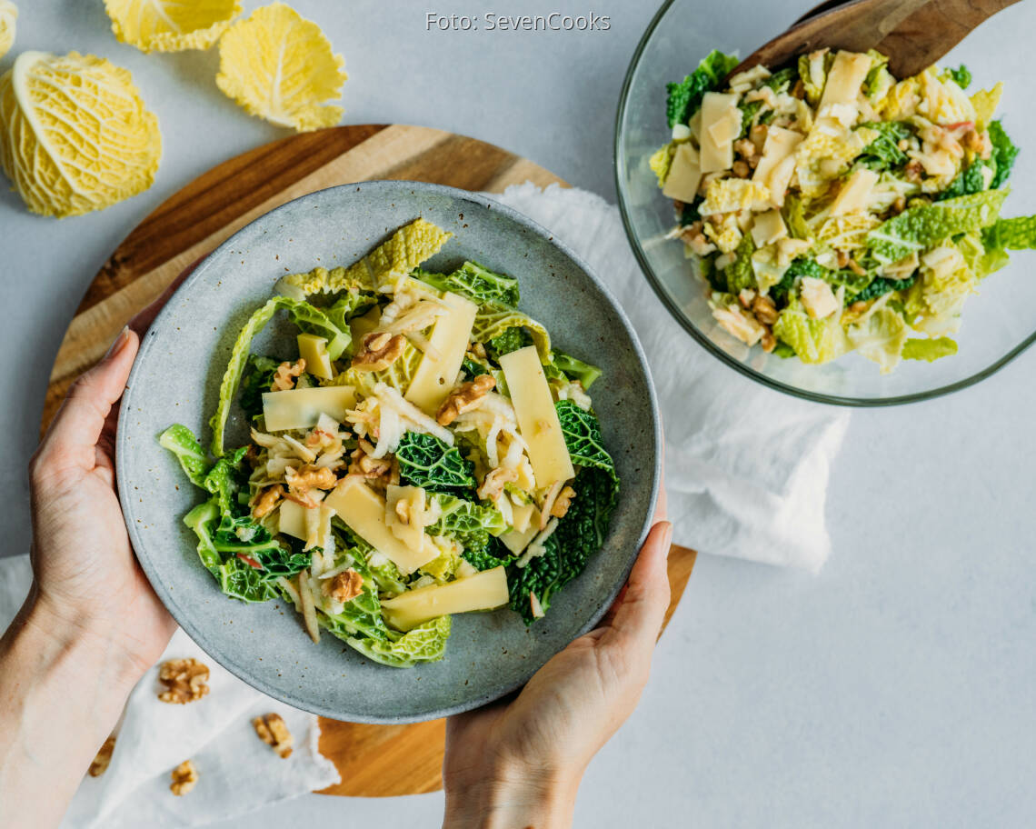 Vegetarisches Rezept: Wirsingsalat 1