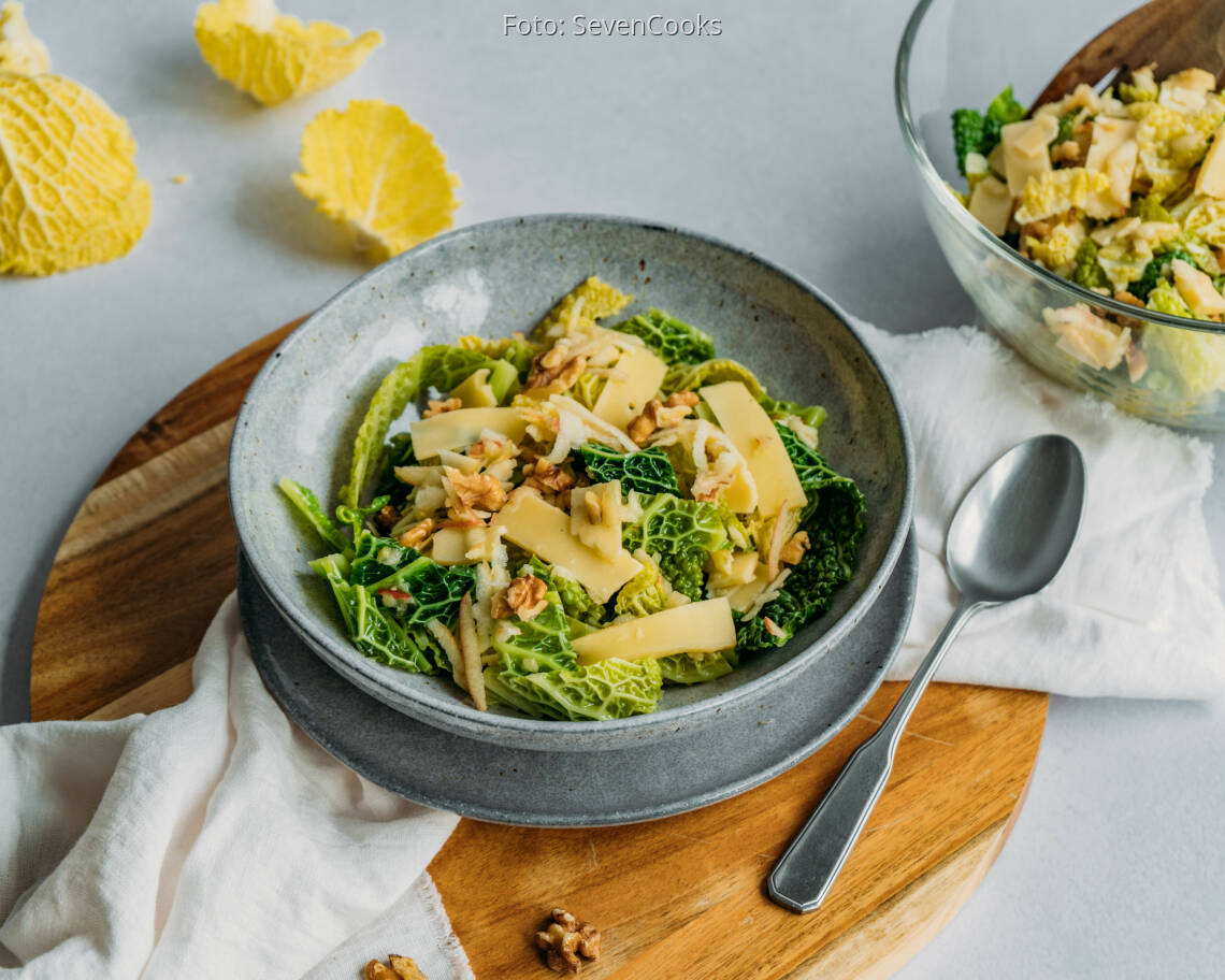 Vegetarisches Rezept: Wirsingsalat 2