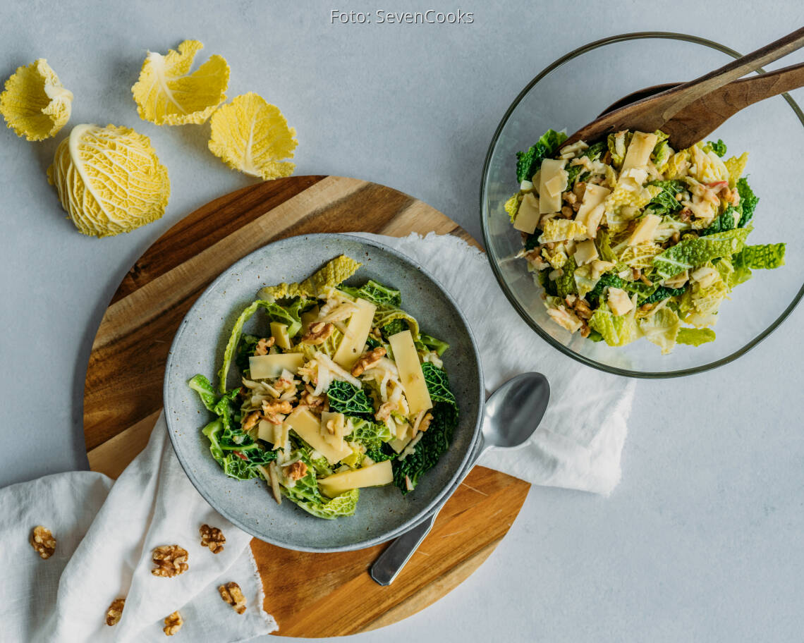 Vegetarisches Rezept: Wirsingsalat 3