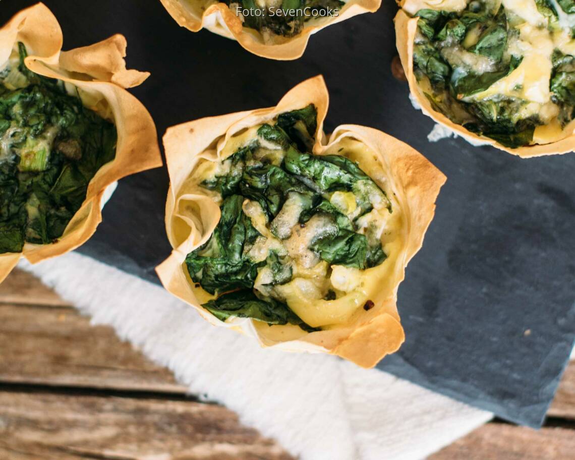 Vegetarisches Rezept: Yufka-Törtchen_1