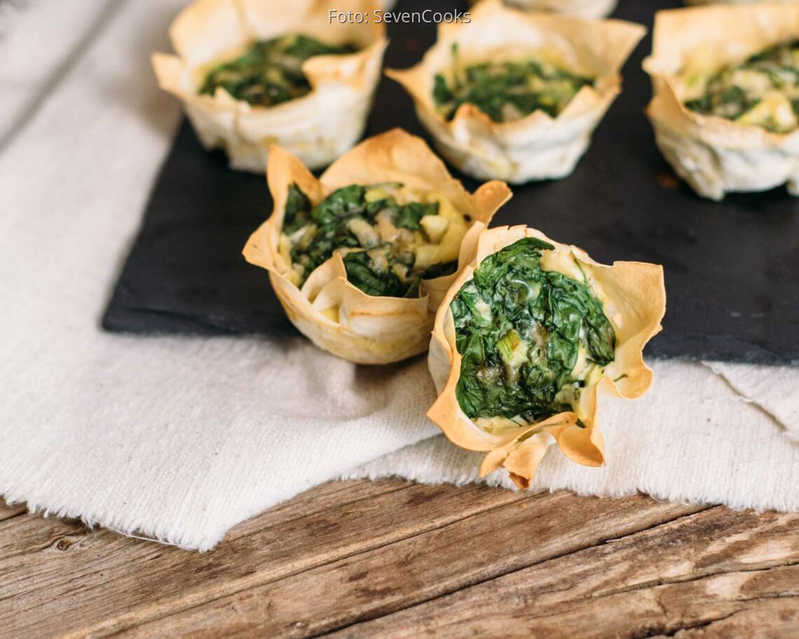 Vegetarisches Rezept: Yufka-Törtchen_2