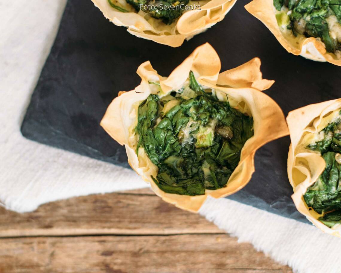 Vegetarisches Rezept: Yufka-Törtchen_3