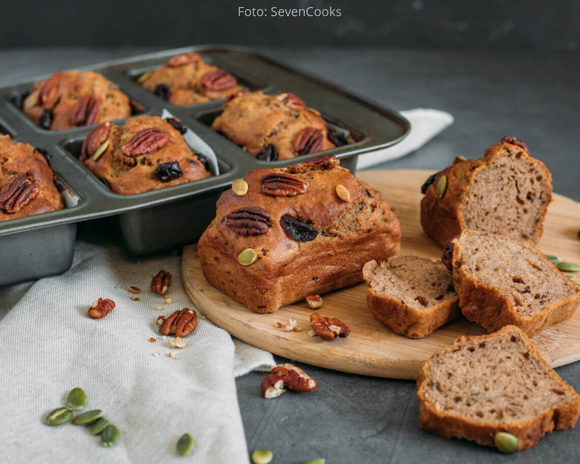 Vegetarisches Rezept: Zero Waste Bananenbrot mit Bananenschalen