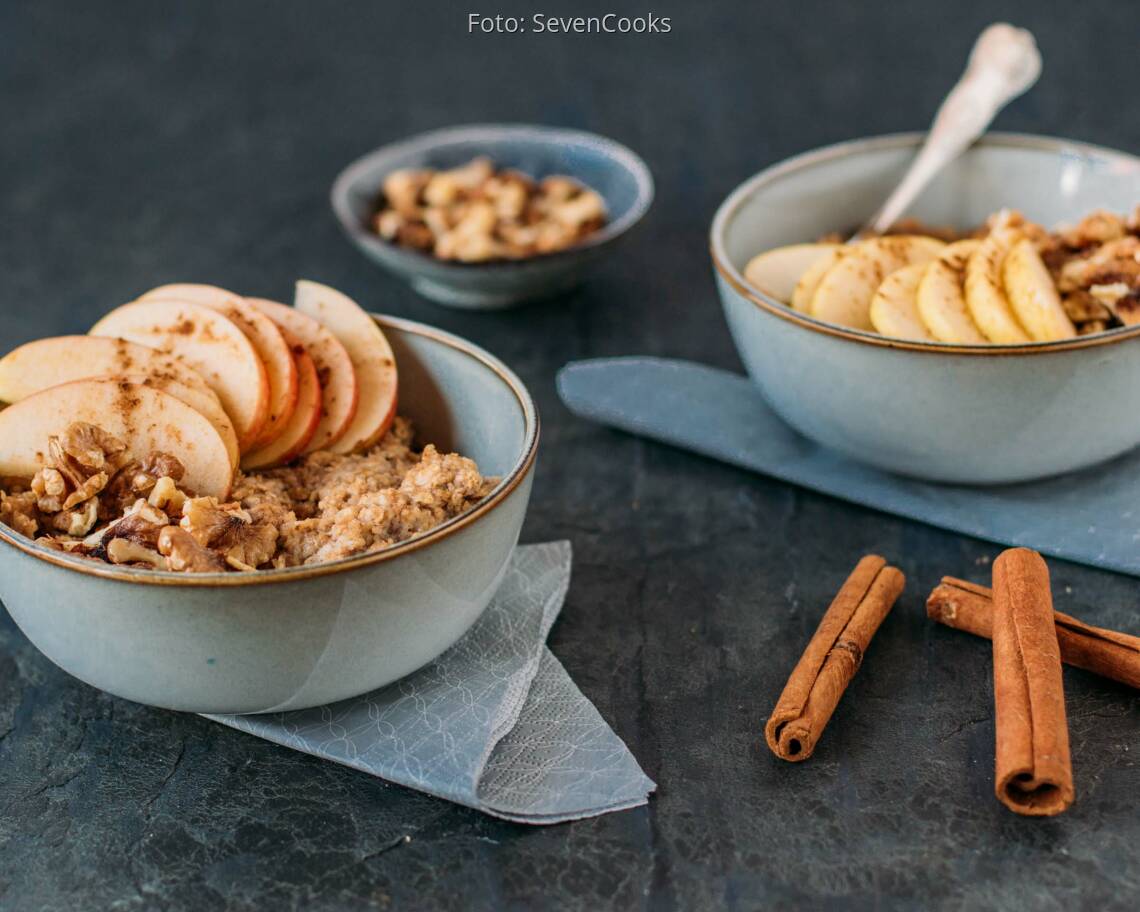 Vegetarisches Rezept: Zimt Oatmeal 3