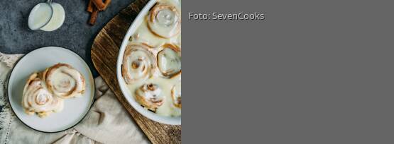 Rezeptbild für "Zimtschnecken mit Frischkäse Frosting"