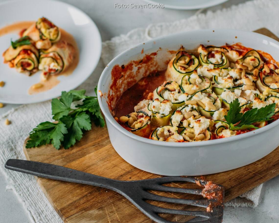 Vegetarisches Rezept: Zucchini-Auflauf 1