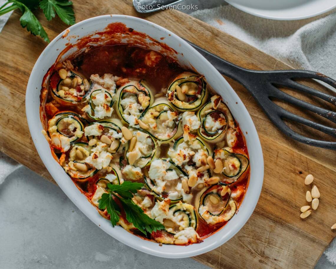 Vegetarisches Rezept: Zucchini-Auflauf 2