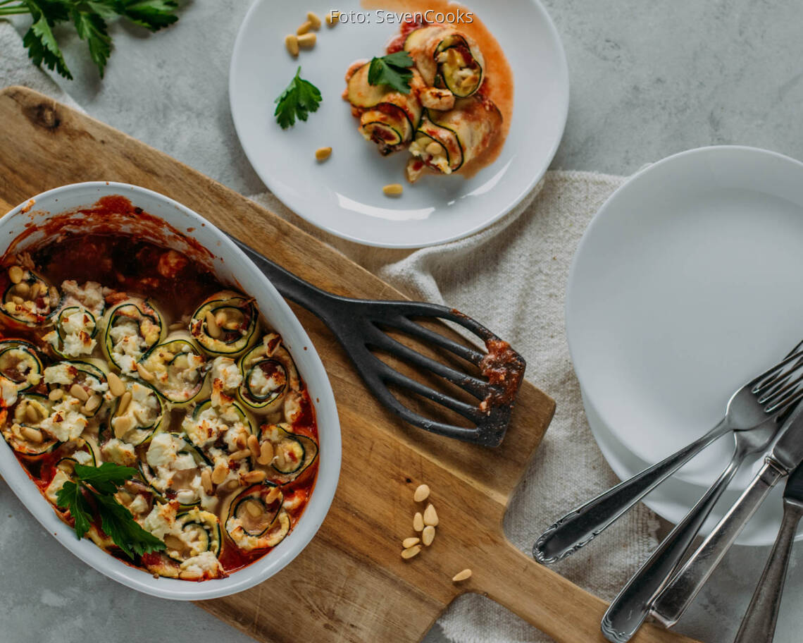 Vegetarisches Rezept: Zucchini-Auflauf 3