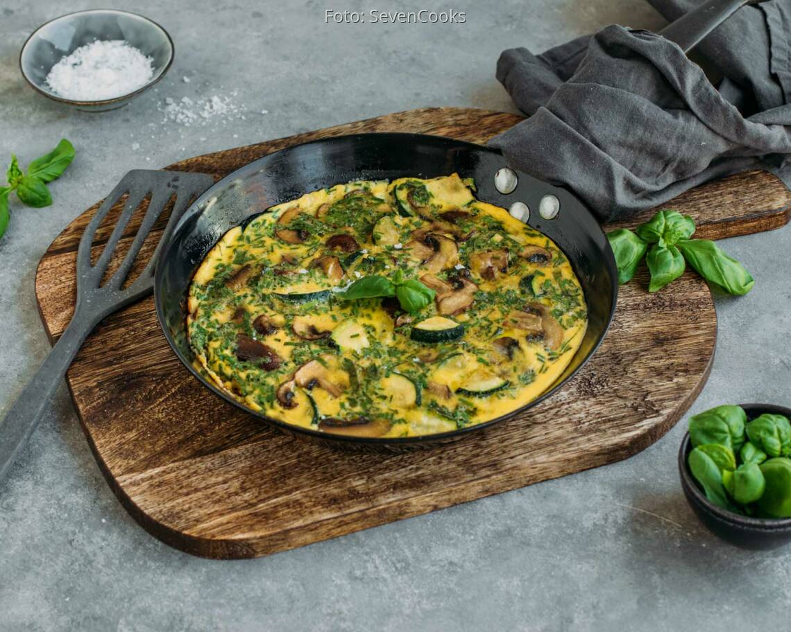 Vegetarisches Rezept: Zucchini-Frittata 1