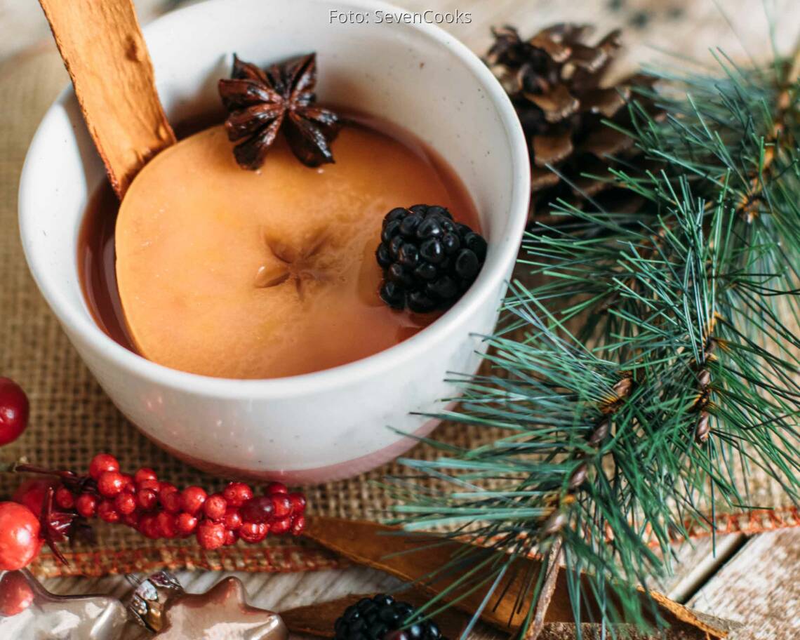 Vegetarisches Rezept: Zuckerarmer Kinderpunsch