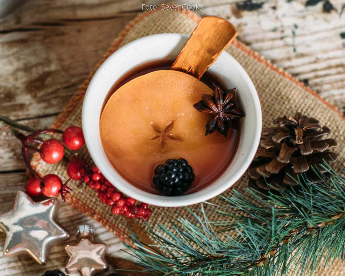 Vegetarisches Rezept: Zuckerarmer Kinderpunsch