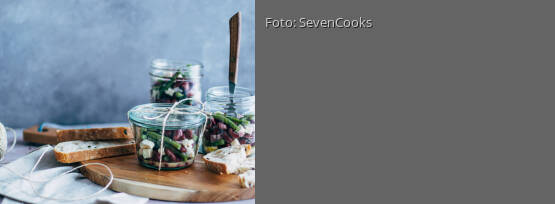 Rezeptbild für "Zweierlei Bohnensalat mit Feta"