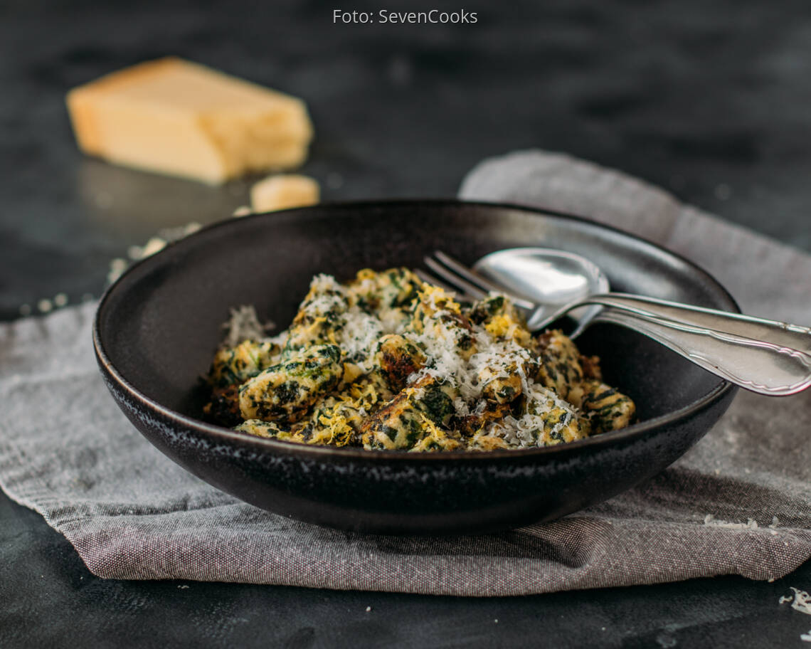 Vegetarsches Rezept: Spinat-Zitronen-Malfatti 1