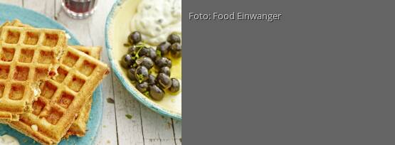 Rezeptbild für "Waffeln mit Fetakäse"