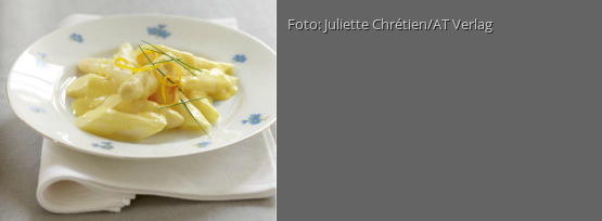 Rezeptbild für "Weißer Spargel mit Orangensauce"