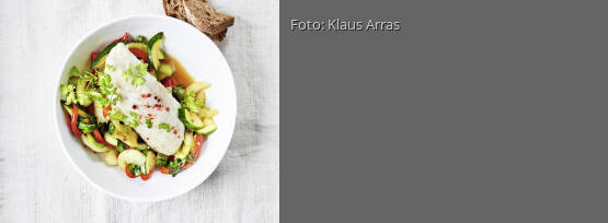 Rezeptbild für "Zander mit Pfannengemüse"