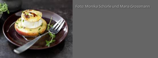 Rezeptbild für "Ziegenkäse mit Äpfeln"