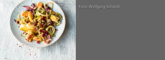 Rezeptbild für "Ziegenkäsegnocchi mit Fenchelgemüse"