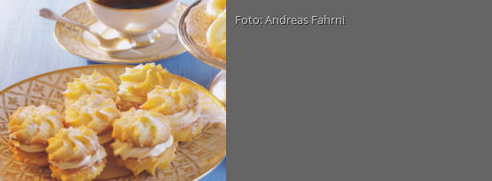 Rezeptbild für "Gefüllte Zitronen-Rosetten"