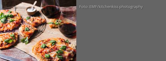 Rezeptbild für "Zoodles-­Mini­-Pizzas mit Tomaten"
