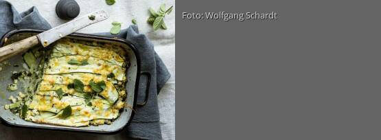 Rezeptbild für "Zucchini-Lasagne mit Tofu-Frischkäse-Füllung"