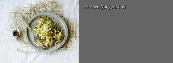 Rezeptbild für "Zwiebel-Lauch mit Sesam"