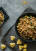 Veganes Rezept: Zitronige Couscous Kichererbsen Pfanne mit Zucchini